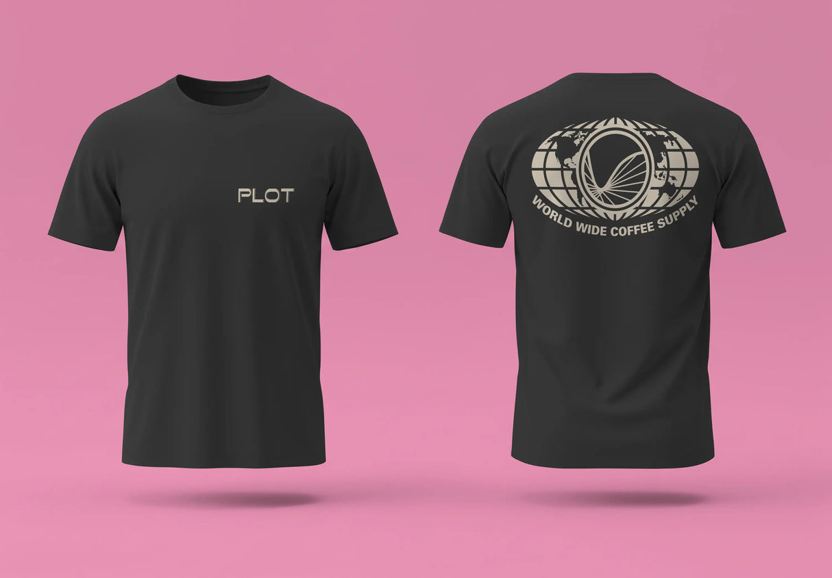 PLOT "Worldwide Coffee Supply" Tee