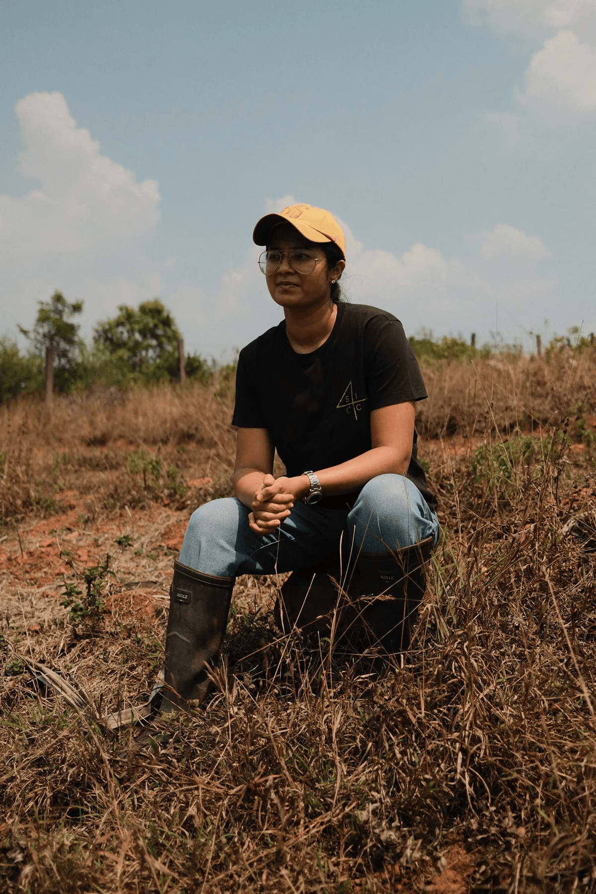 Komal Sable of South India Coffee Company, looking pensive