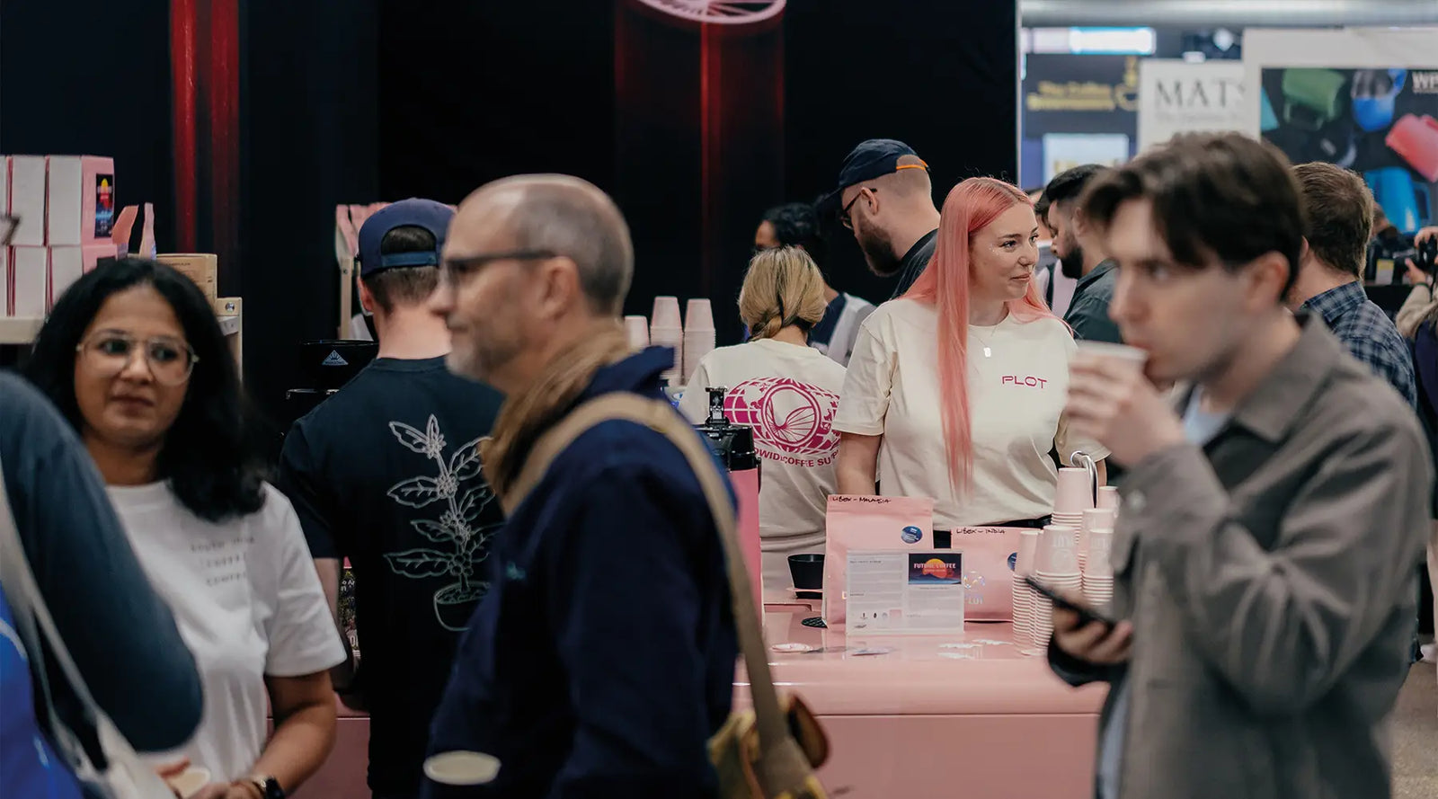 People enjoying the future of coffee