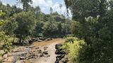 A beautiful river scene from Sidama in Ethiopia